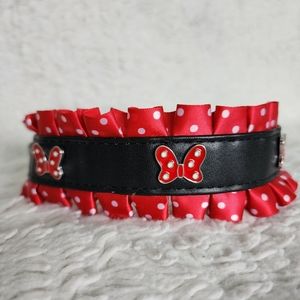 Minnie Mouse Dog Collar - Size L